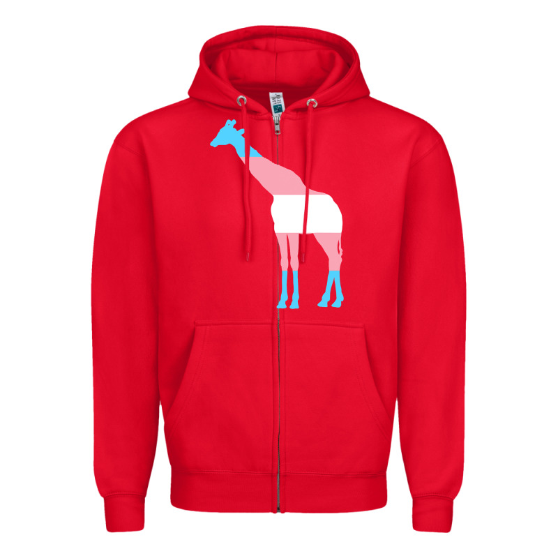 Transgender Flag Ftm Mtf Trans Pride Zipper Hoodie by linhVisuals | Teevron