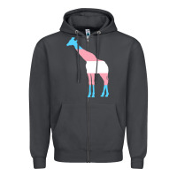 Smoke transgender flag ftm mtf trans pride Zipper Hoodie - linhVisuals