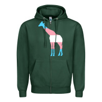Sports Green transgender flag ftm mtf trans pride Zipper Hoodie - linhVisuals