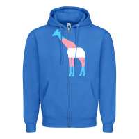 True Royal transgender flag ftm mtf trans pride Zipper Hoodie - linhVisuals