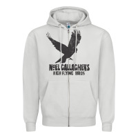 Dove Grey noel gallagher's high flying birds classic Zipper Hoodie - linhVisuals