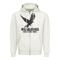 Oatmeal Heather noel gallagher's high flying birds classic Zipper Hoodie - linhVisuals