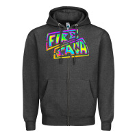 Charcoal Heather fire saga music Zipper Hoodie - linhVisuals