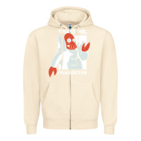 Sandshell doctor zoidberg who Zipper Hoodie - linhVisuals