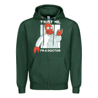 Sports Green doctor zoidberg who Zipper Hoodie - linhVisuals