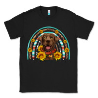 Black chocolate labrador rainbow Classic Tee - Artiststas