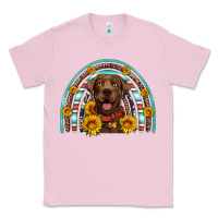 Bubblegum Pink chocolate labrador rainbow Classic Tee - Artiststas