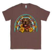 Chestnut chocolate labrador rainbow Classic Tee - Artiststas