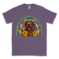 Lavender chocolate labrador rainbow Classic Tee - Artiststas