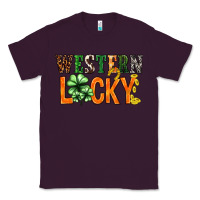 Plum Western lucky with clover St. Patricks day Classic Tee - HowdyJamesFarm