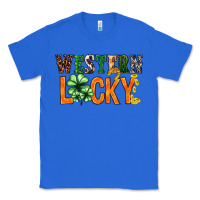 True Royal Western lucky with clover St. Patricks day Classic Tee - HowdyJamesFarm