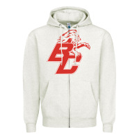 Oatmeal Heather boyd county high school baseball Zipper Hoodie - linhVisuals