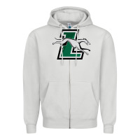 Dove Grey loyola (md) greyhounds Zipper Hoodie - linhVisuals