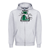 Heather Grey loyola (md) greyhounds Zipper Hoodie - linhVisuals