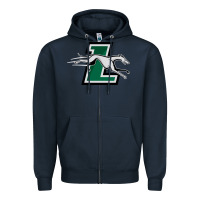 Navy loyola (md) greyhounds Zipper Hoodie - linhVisuals
