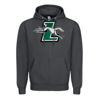Smoke loyola (md) greyhounds Zipper Hoodie - linhVisuals