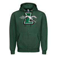 Sports Green loyola (md) greyhounds Zipper Hoodie - linhVisuals