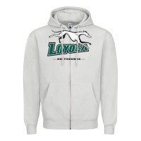 Dove Grey loyola (md) greyhounds Zipper Hoodie - linhVisuals