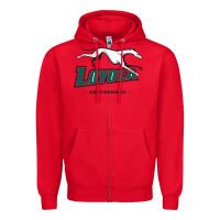 Red loyola (md) greyhounds Zipper Hoodie - linhVisuals