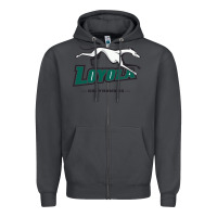 Smoke loyola (md) greyhounds Zipper Hoodie - linhVisuals