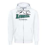 White loyola (md) greyhounds Zipper Hoodie - linhVisuals