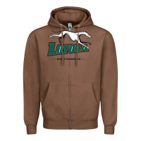 Chestnut loyola (md) greyhounds Zipper Hoodie - linhVisuals