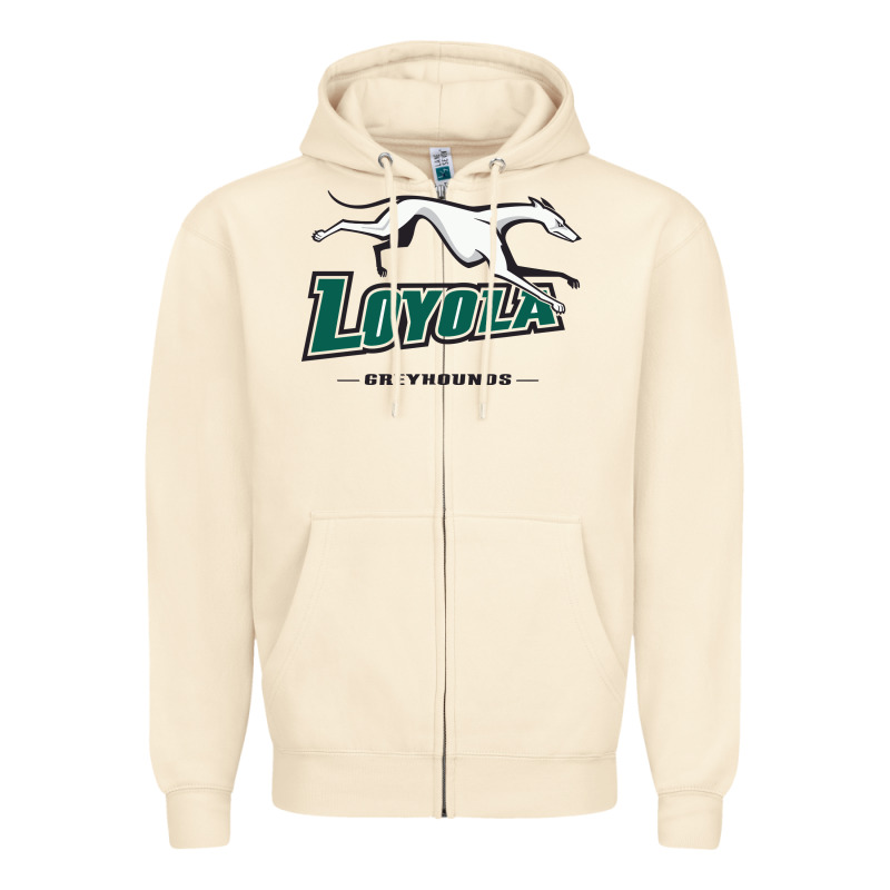 Loyola (md) Greyhounds Zipper Hoodie by linhVisuals | Teevron