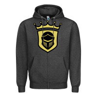 Charcoal Heather penn high school Zipper Hoodie - linhVisuals