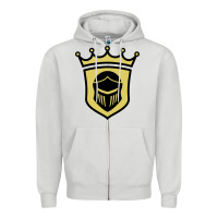Dove Grey penn high school Zipper Hoodie - linhVisuals