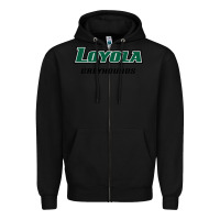 Black loyola (md) greyhounds Zipper Hoodie - linhVisuals
