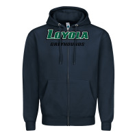 Navy loyola (md) greyhounds Zipper Hoodie - linhVisuals