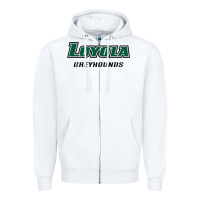 White loyola (md) greyhounds Zipper Hoodie - linhVisuals