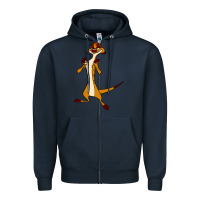 Navy Timon Funny Zipper Hoodie - linhVisuals