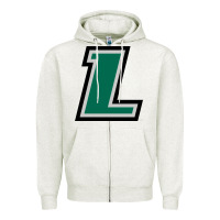Oatmeal Heather loyola (md) greyhounds Zipper Hoodie - linhVisuals