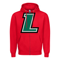 Red loyola (md) greyhounds Zipper Hoodie - linhVisuals