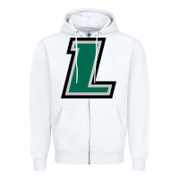 White loyola (md) greyhounds Zipper Hoodie - linhVisuals