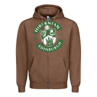 Chestnut hibernian edinburg Zipper Hoodie - linhVisuals
