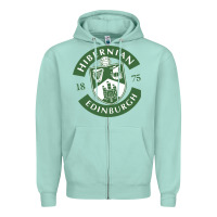 Seafoam hibernian edinburg Zipper Hoodie - linhVisuals