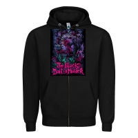 Black Black Dahlia Murder Zipper Hoodie - linhVisuals