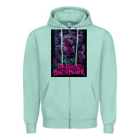 Seafoam Black Dahlia Murder Zipper Hoodie - linhVisuals