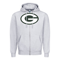 Heather Grey gretna high school Zipper Hoodie - linhVisuals