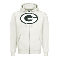Oatmeal Heather gretna high school Zipper Hoodie - linhVisuals