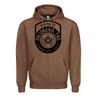 Chestnut what goes up must come down Zipper Hoodie - linhVisuals