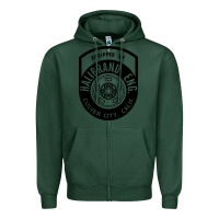 Sports Green what goes up must come down Zipper Hoodie - linhVisuals