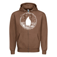 Chestnut magic  the gathering kaldheim islands symbol Zipper Hoodie - linhVisuals