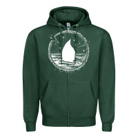 Sports Green magic  the gathering kaldheim islands symbol Zipper Hoodie - linhVisuals