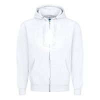 White magic  the gathering kaldheim islands symbol Zipper Hoodie - linhVisuals