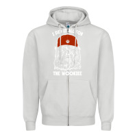 Dove Grey i did it all for the wookiee Zipper Hoodie - linhVisuals