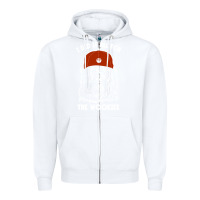 White i did it all for the wookiee Zipper Hoodie - linhVisuals