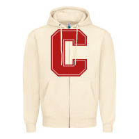 Sandshell cornell big red Zipper Hoodie - linhVisuals